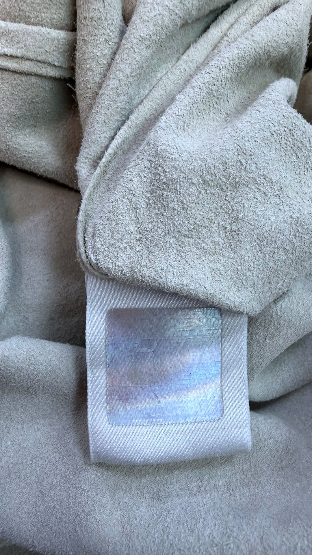 Versus Gianni Versace Suede Sleeveless Shirt