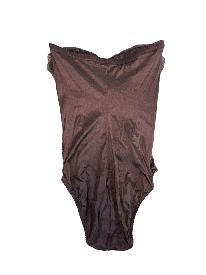 La Perla draped tulle lace bodysuit