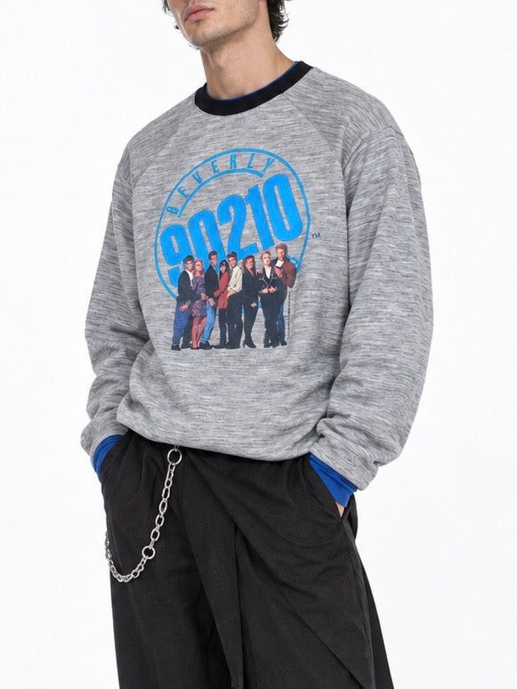 Beverly Hills 90210 Sweatshirt | Vintage 1991 American Teen Drama TV Series VTG Men’s Large