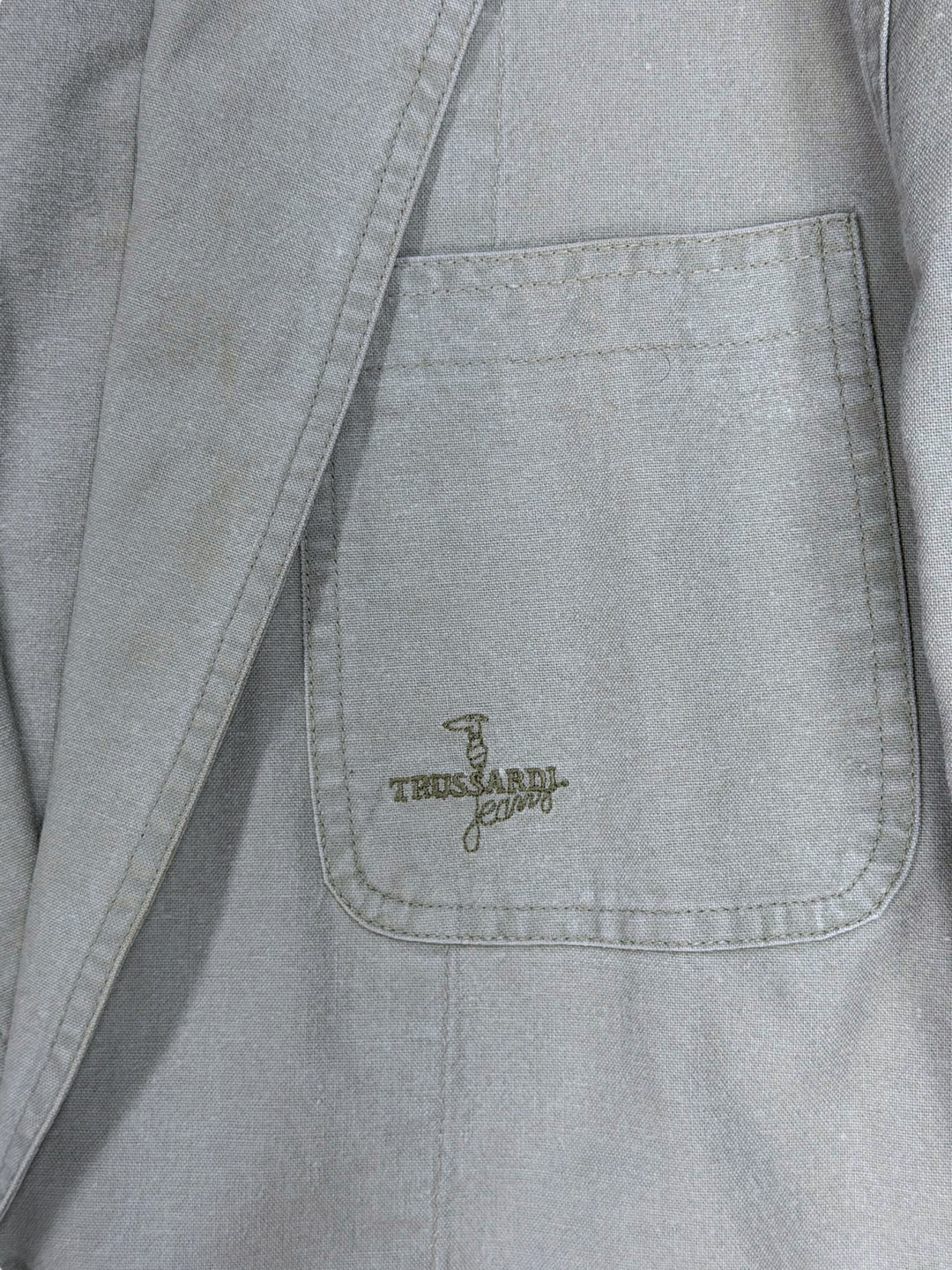 Trussardi Jeans Vintage Utility Denim Blazer Women’s Medium