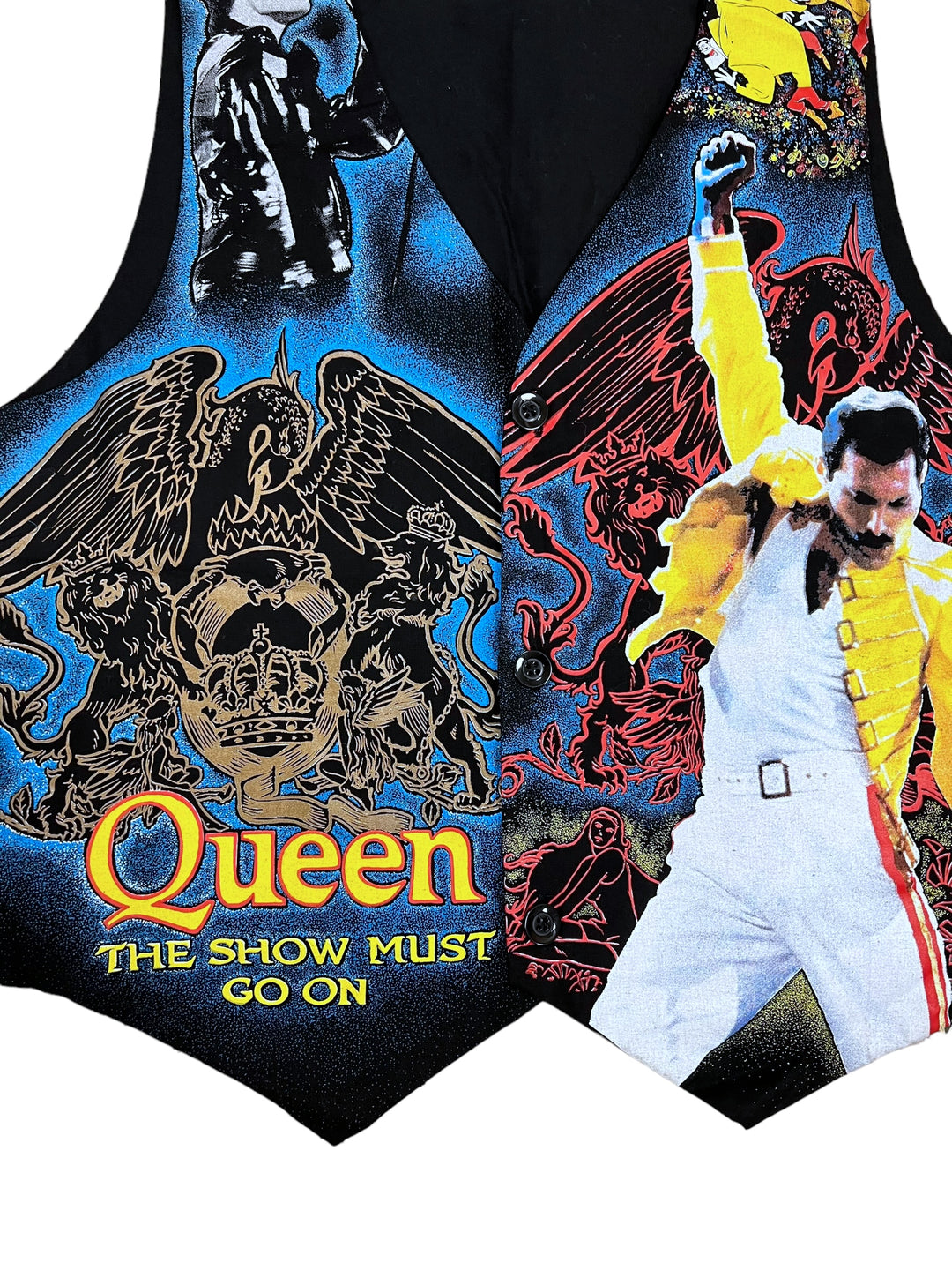 Freddy Mercury 80’s vintage all over print gilet men’s Extra large