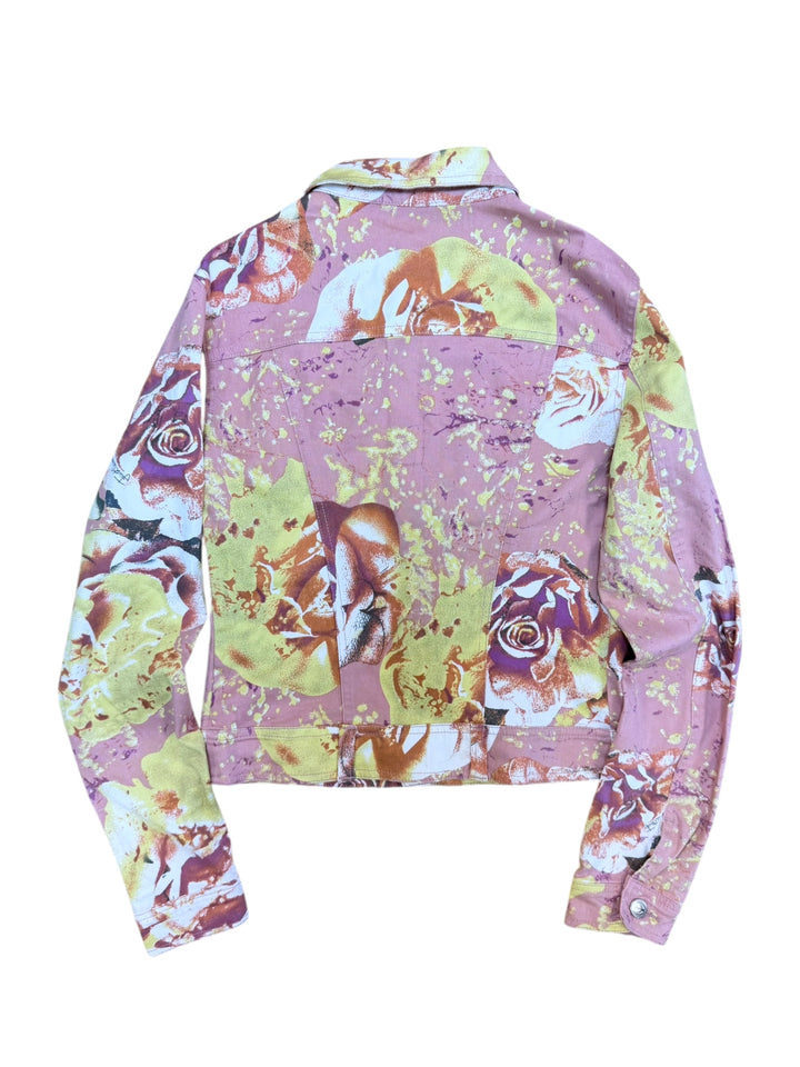 Just Cavalli S/S2004 full print floral denim jacket