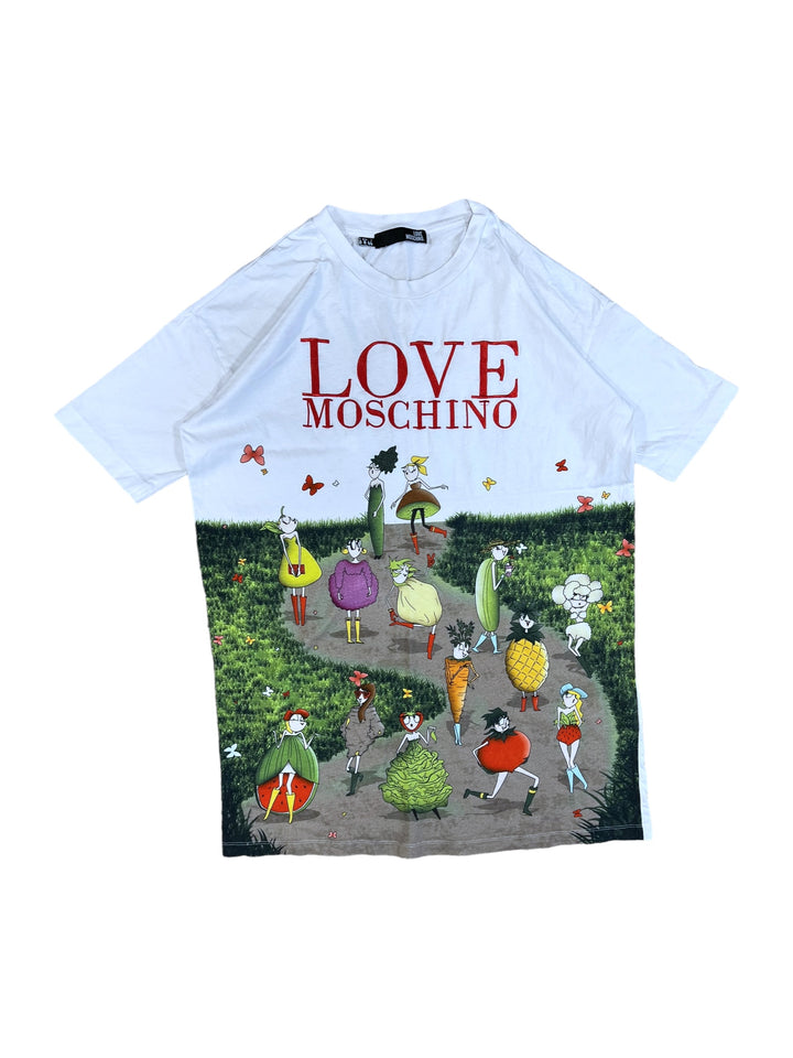 Love Moschino y2k graphic print loose dress women’s Large