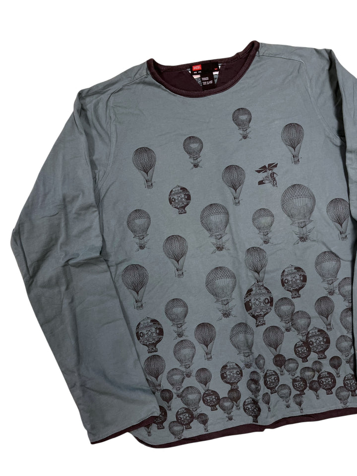 Diesel Vintage Printed Sweatshirt Women’s XXL