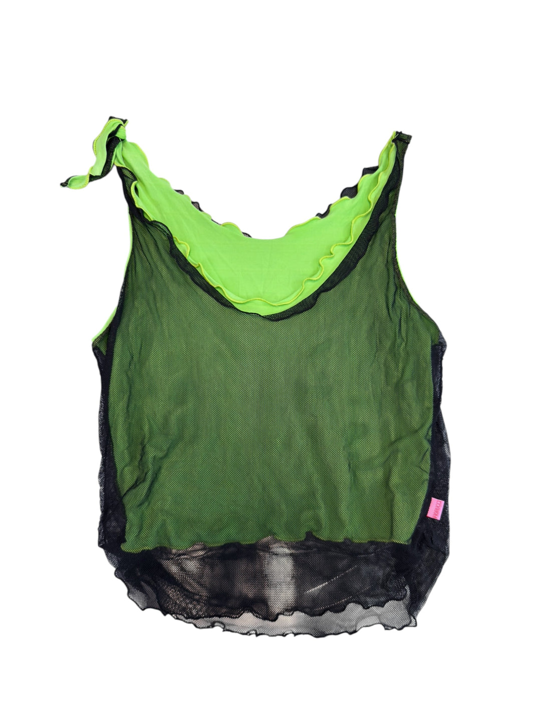 Fiorucci reversible mesh tank top