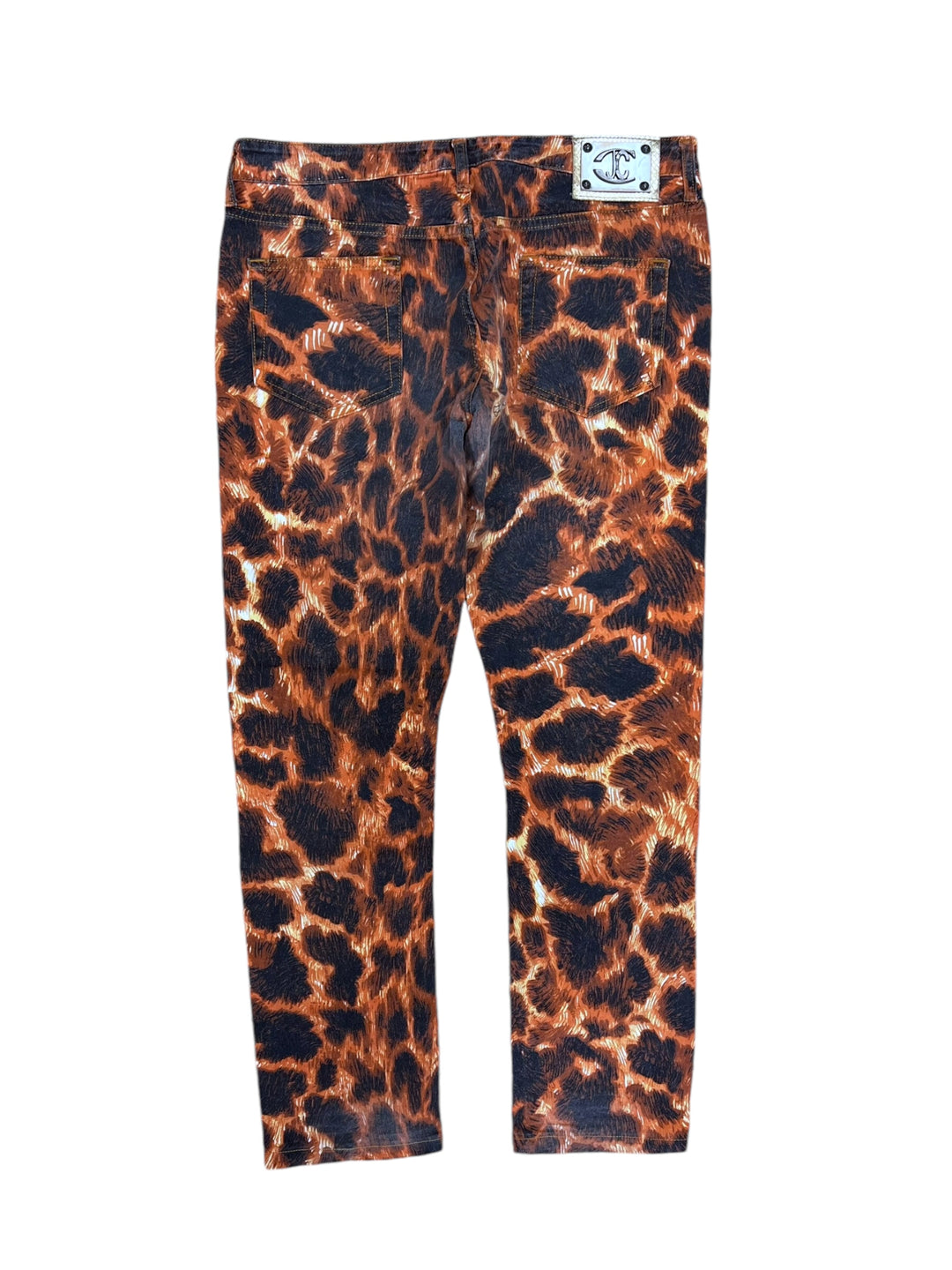 Just Cavalli vintage leopard jeans women’s medium(38)