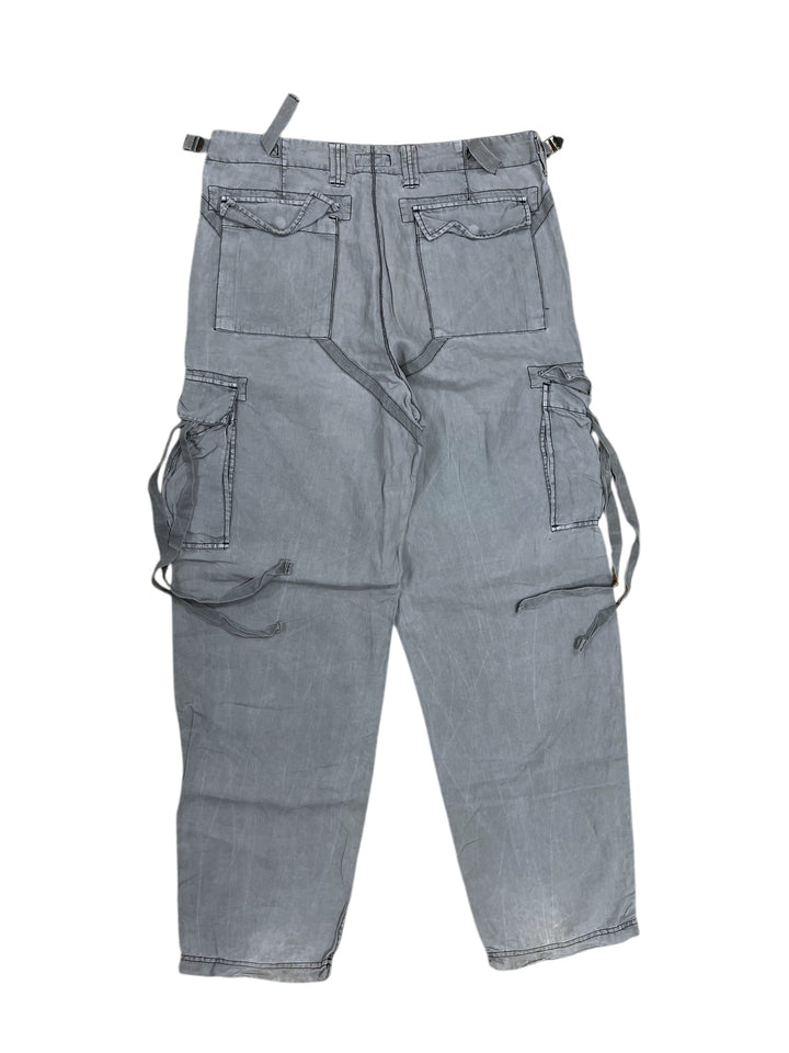 Armani jeans vintage linen cargo pants Men's medium