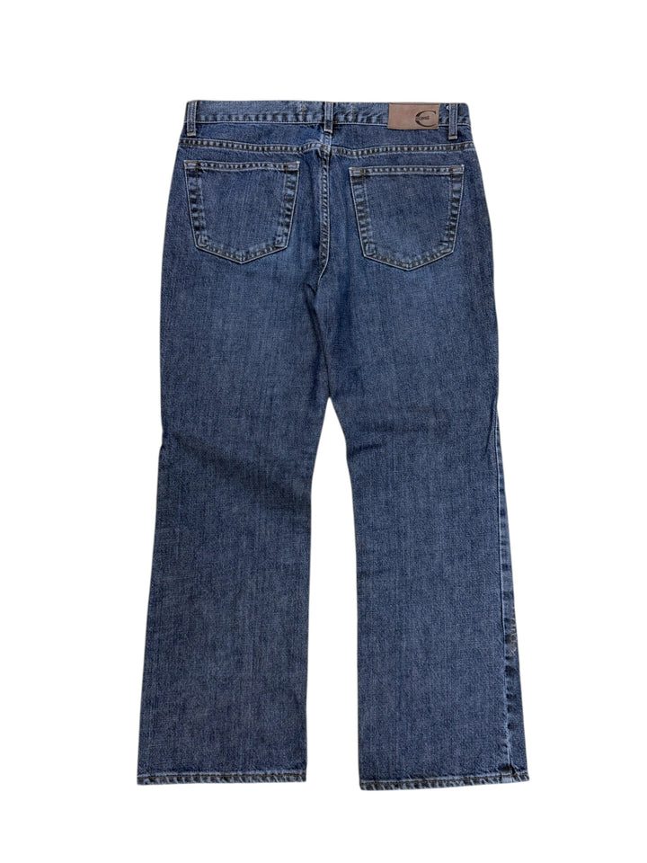 2000s Just Cavalli python print panel jeans small