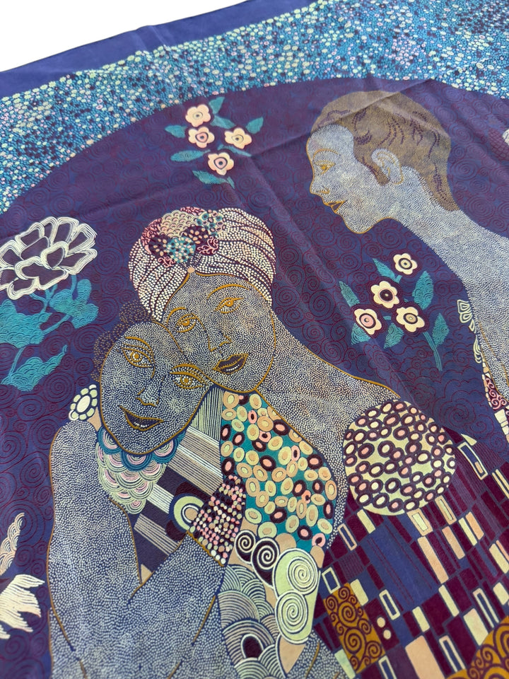 Bottega Veneta Klimt inspired silk scarf