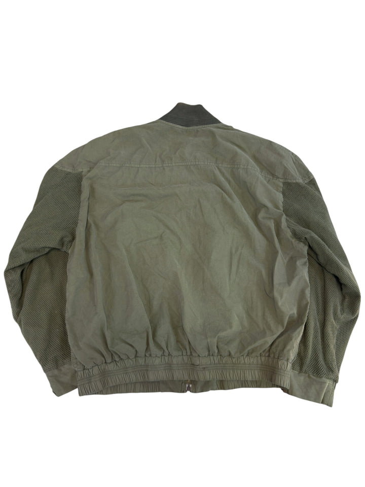 Missoni 1990s mesh panel bomber jacket