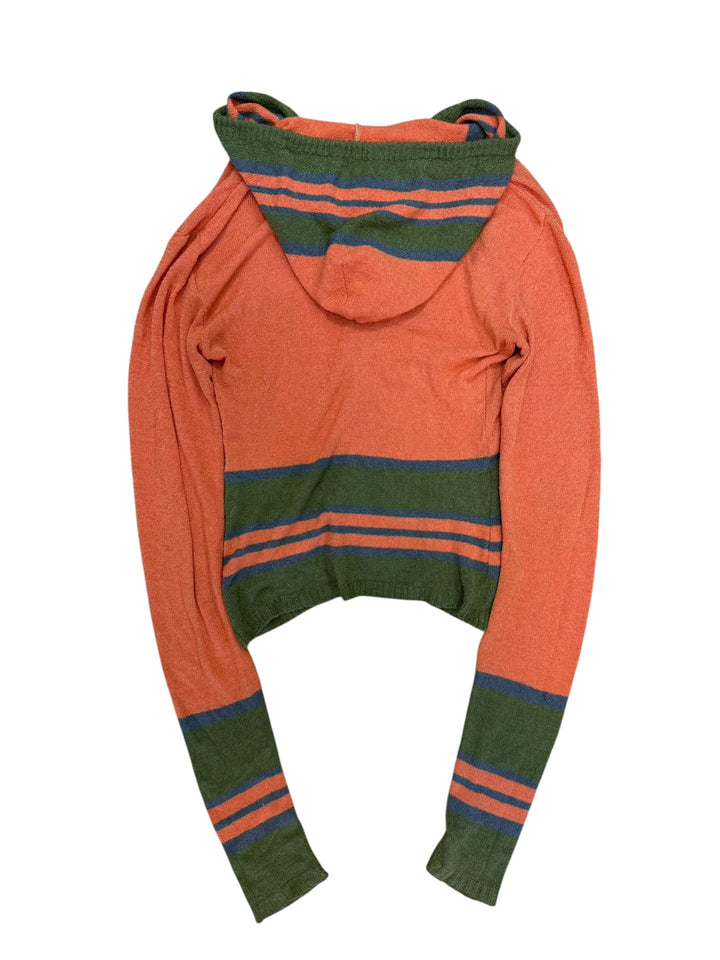 Fendi vintage 1990s knit zip hoodie