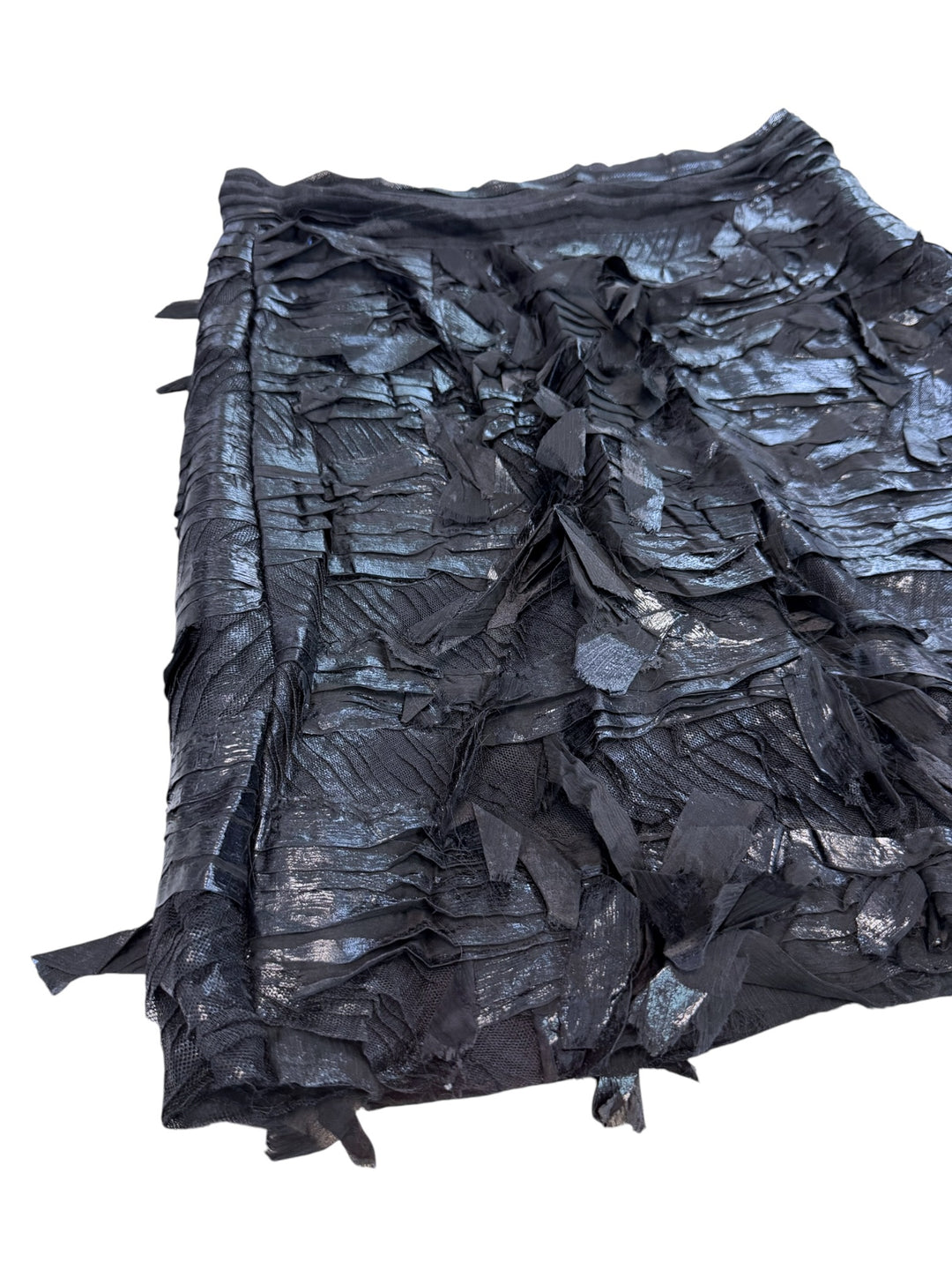 Elisabetta Franchi Celyn b. textured black skirt