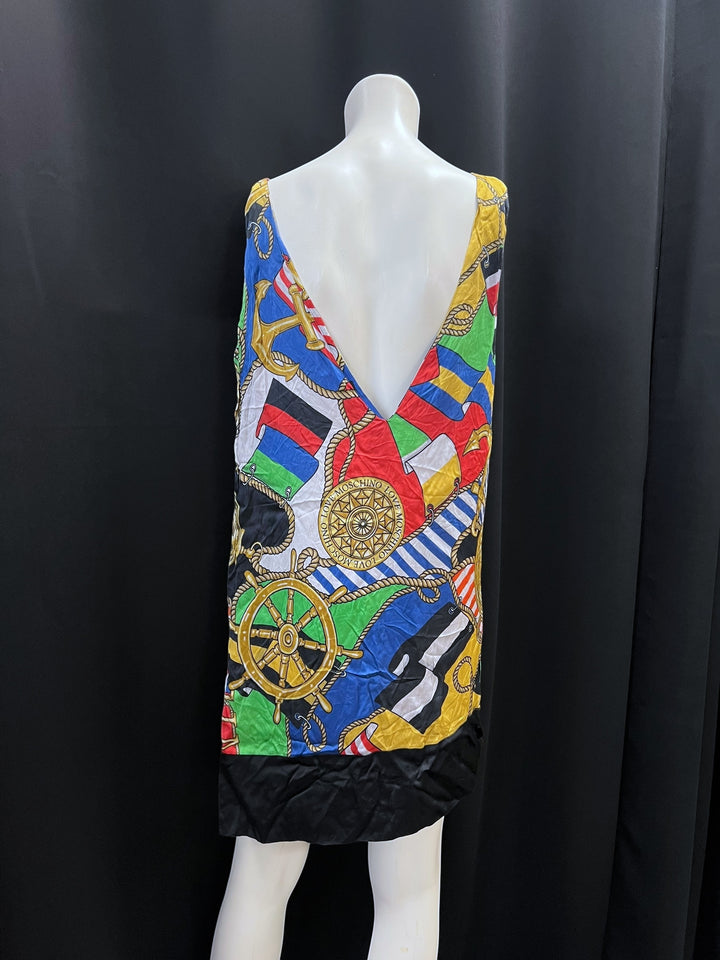 Love Moschino Nautical Print Mini Dress