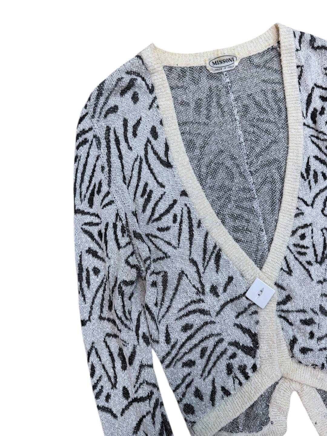 Missoni vintage cropped knit cardigan