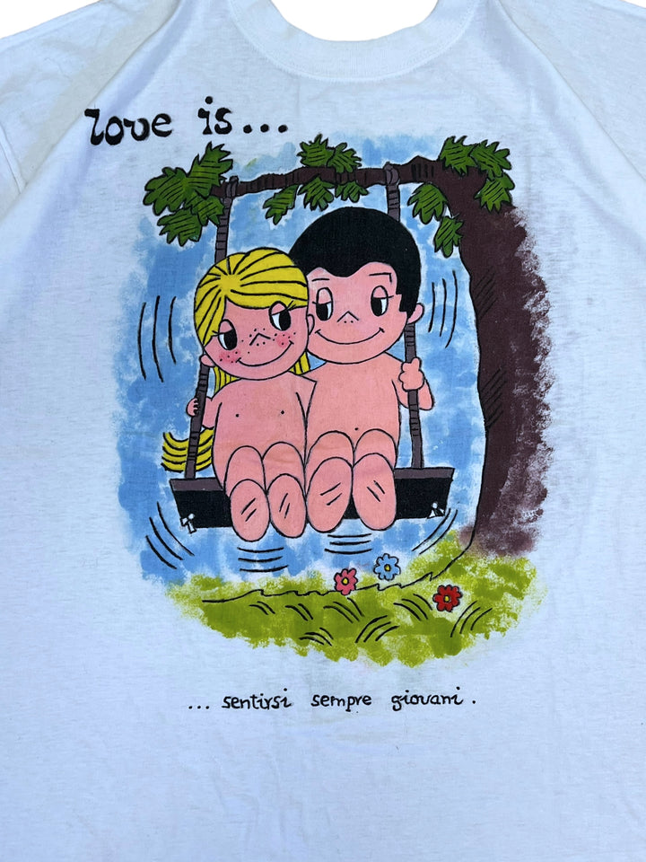 kim casali love is Vintage T-shirt Men's M/L