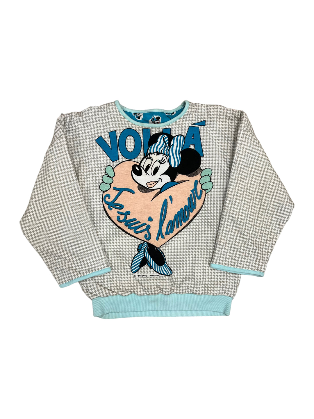 80's Walt Disney Reversible Sweatshirt Women's Large