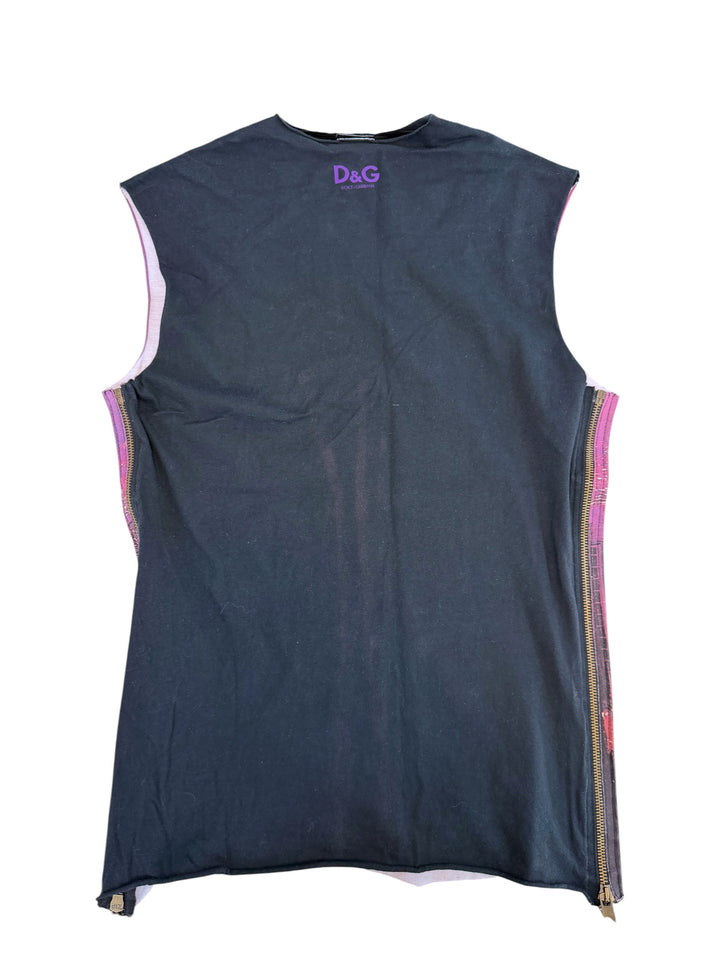 Dolce&Gabbana “city lights” zip side top