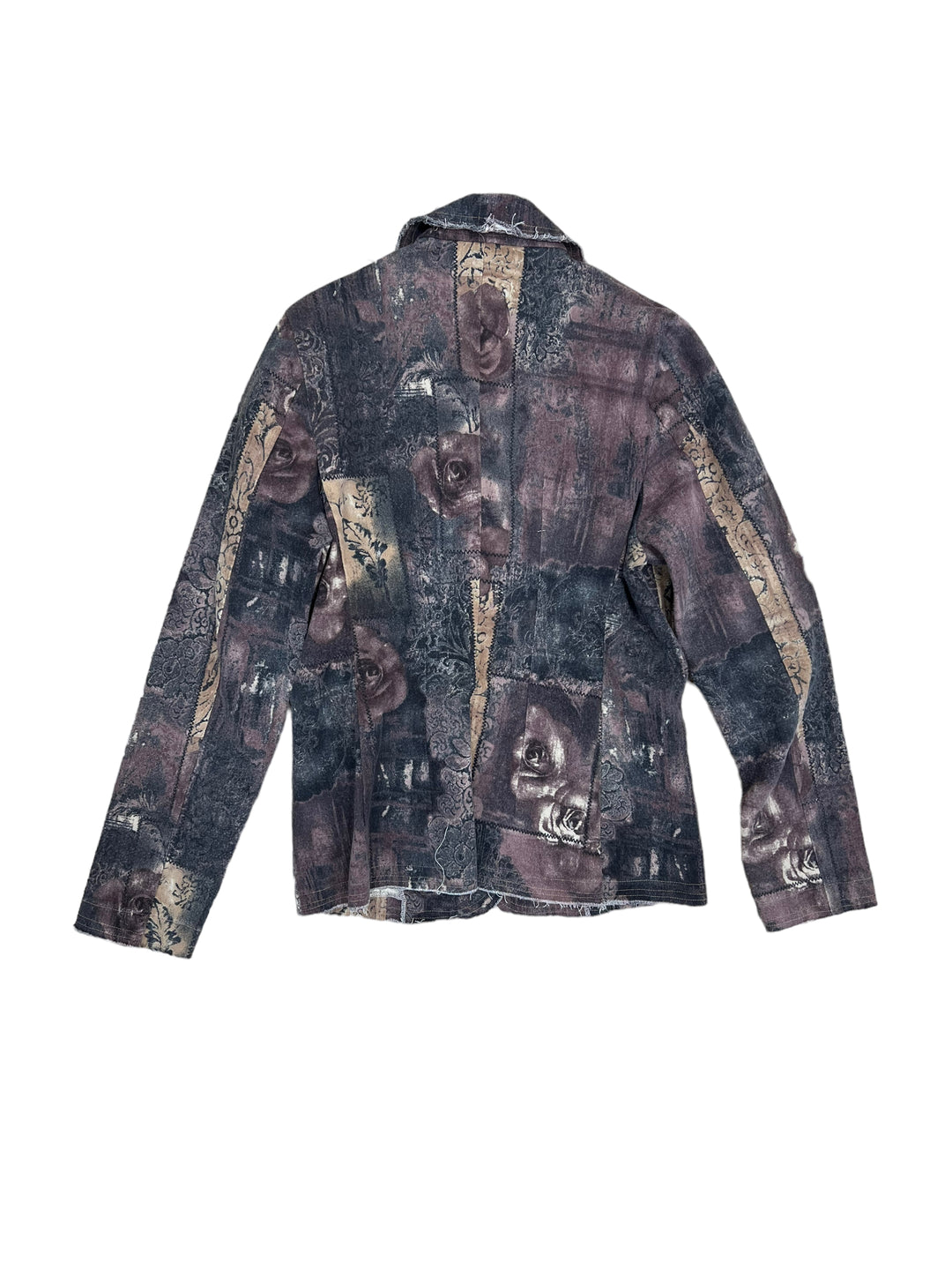 Vintage Denim All Over Print Blazer Women’s S/M