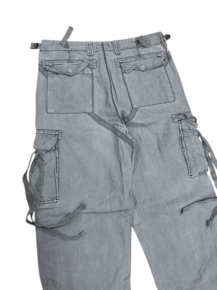 Armani jeans vintage linen cargo pants Men's medium
