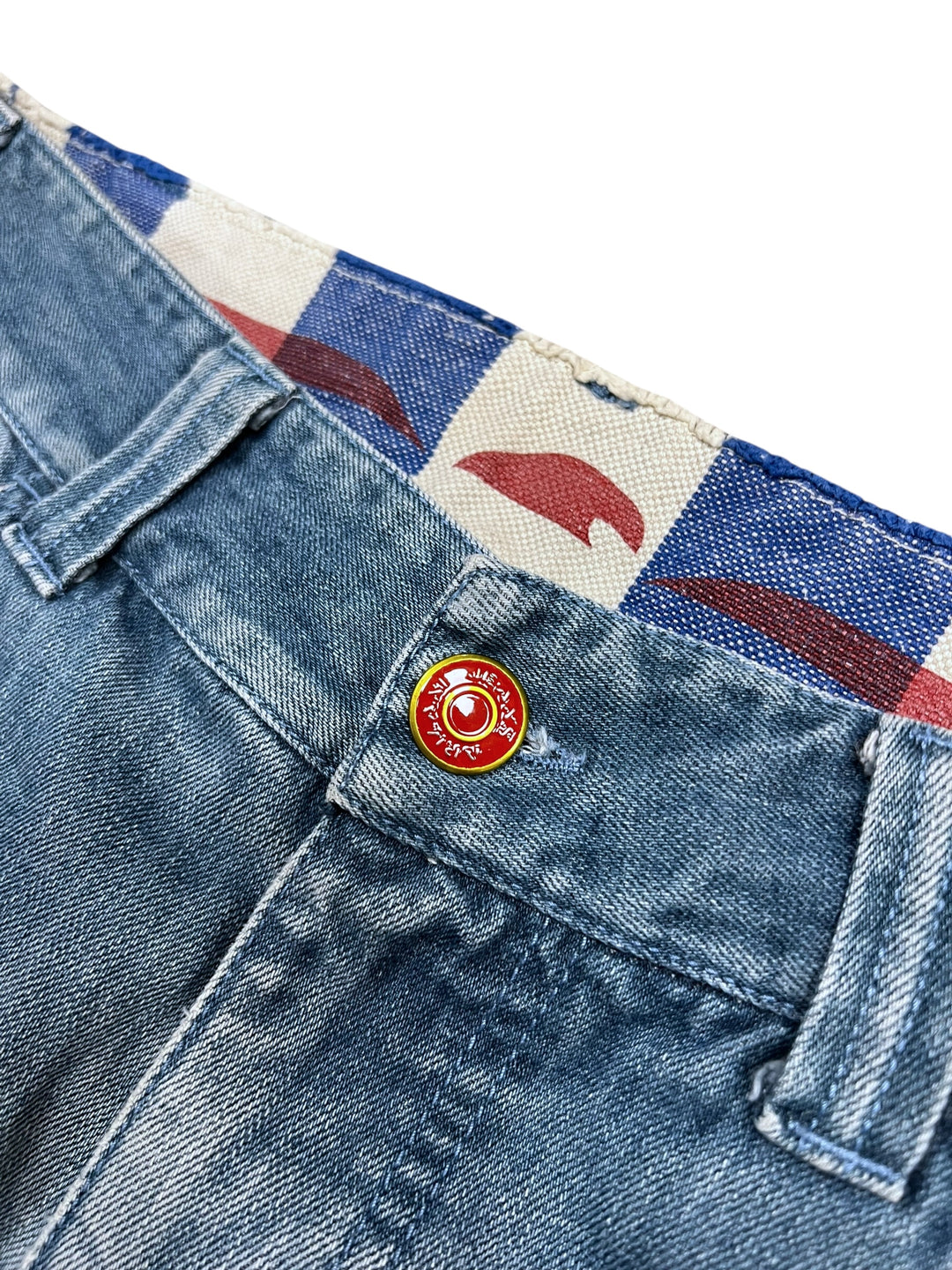 Rare 2000s Armani Jeans Hemp Inside Collection Cargo Denim Pants Medium