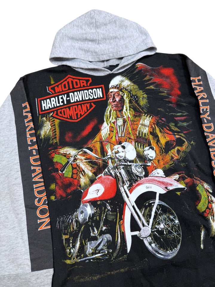 Harley-Davidson 1999 Biker Graphic Hoodie Tee
