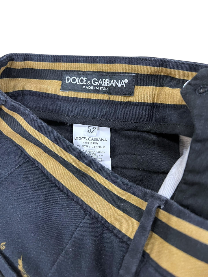 Dolce&Gabbana Baroque Zodiac Sun Silk Vest & Pants Set Medium