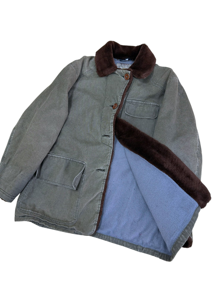 Armani Jeans Shearling-Trim Utility Jacket