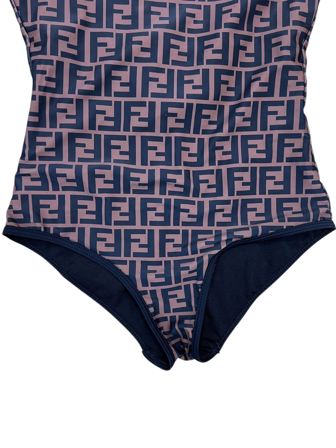 Fendi Vintage FF Monogram One-Piece Swimsuit Medium