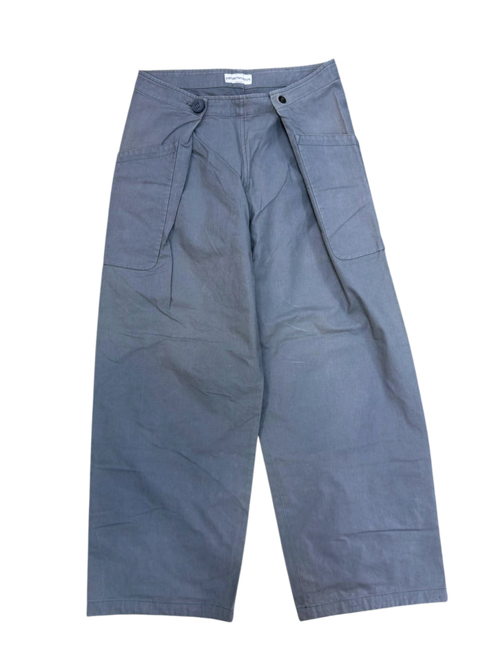Emporio Armani vintage wide leg wrap trousers