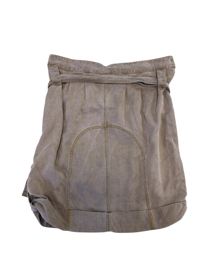 Max&Co cargo paperbag denim skirt medium