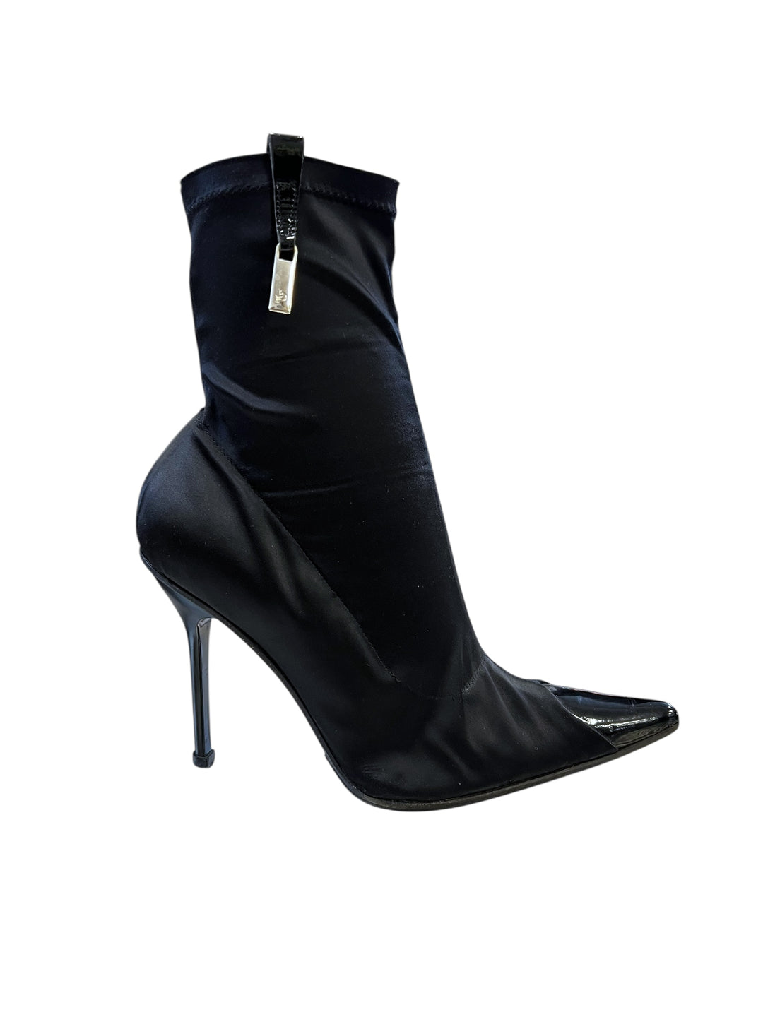 Roccobarocco y2k Black Stiletto Ankle Boots Size 39