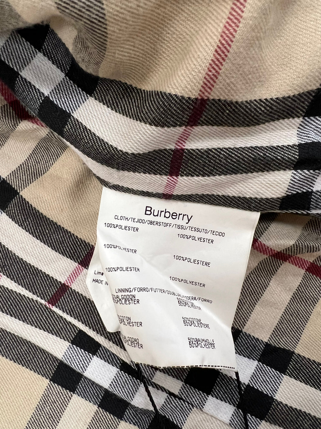 Burberry Quilted Coat Women’s Medium