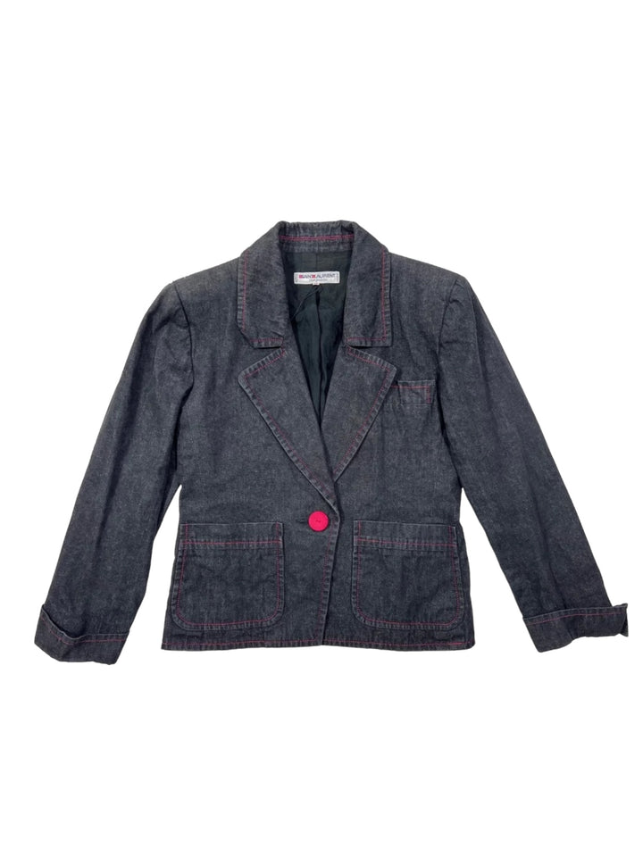 Yves Saint Laurent Denim Blazer Women's Small