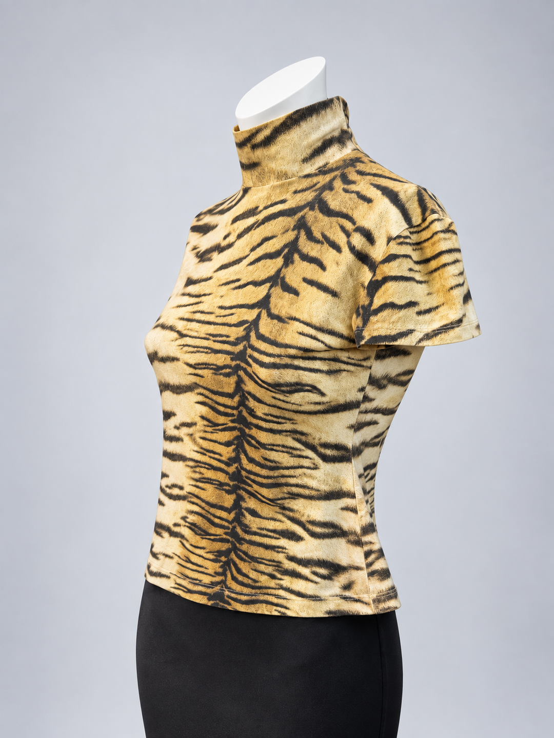 Roberto Cavalli tiger print short-sleeve top