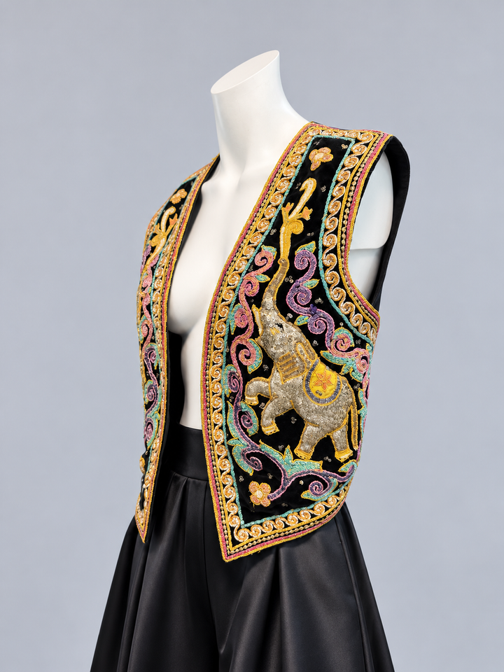 Vintage 80’s Embroidered Kelaga Vest