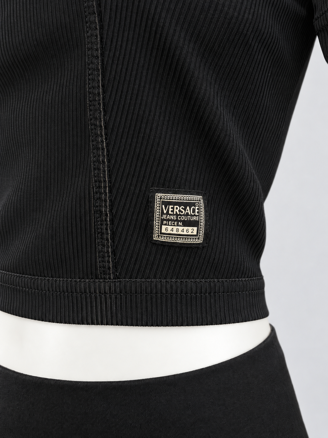 Versace Jeans Couture cropped zip top