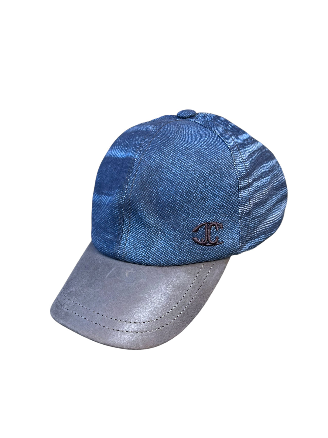 Just Cavalli 00’s denim & leather hat