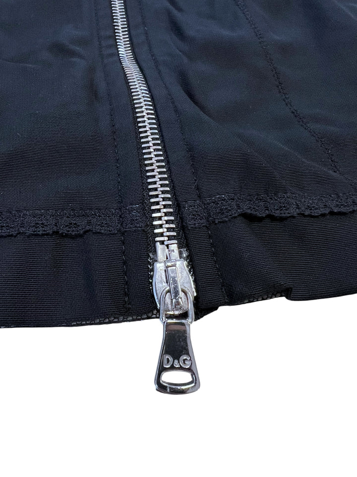 Dolce&Gabbana Vintage Mesh Effect Skirt Large