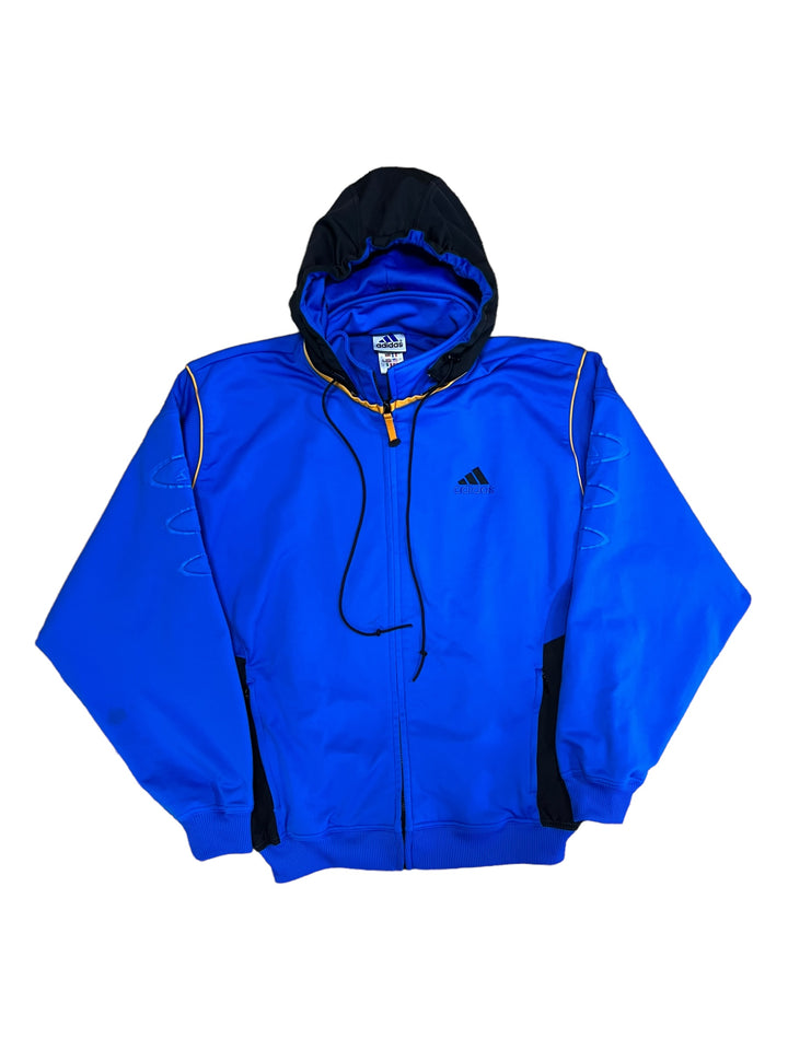 Adidas vintage hooded track jacket Men’s large