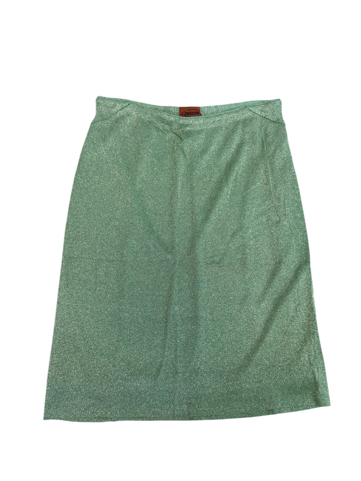 Missoni vintage metallic knit midi skirt
