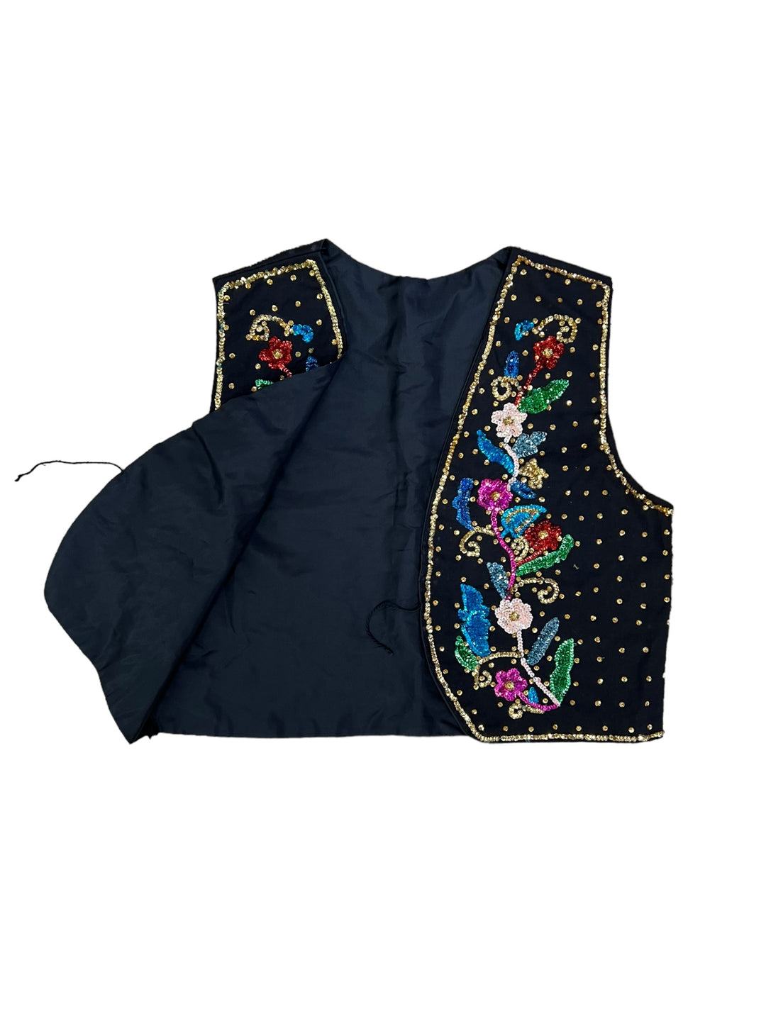Vintage Embroidered women’s vest one size