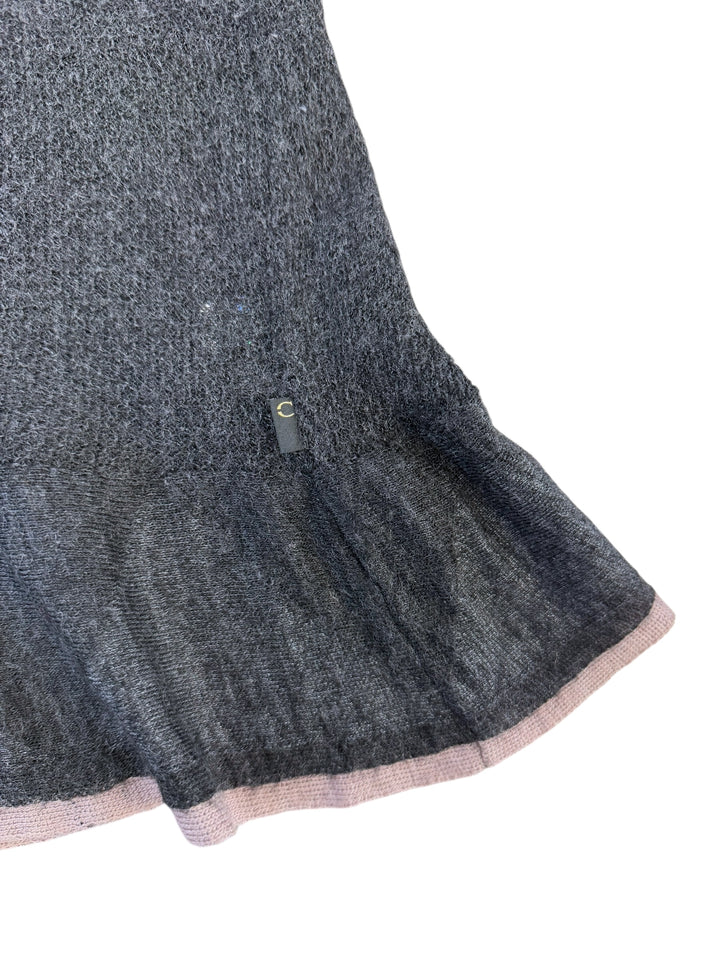 Just Cavalli striped knit flared-hem top small