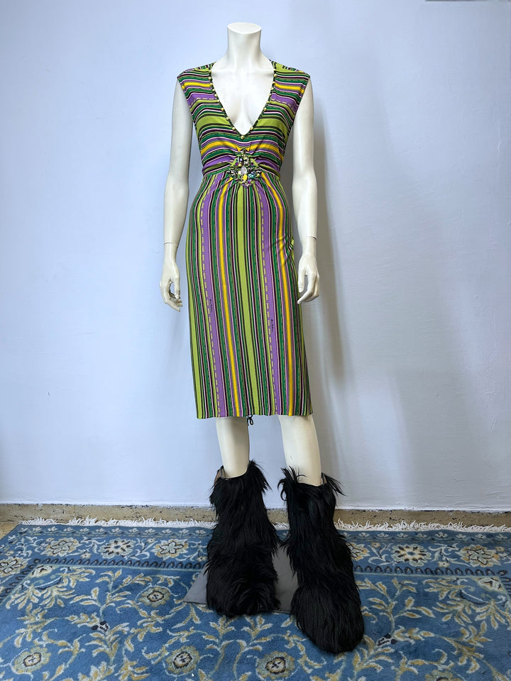 Y2K beaded dress medium