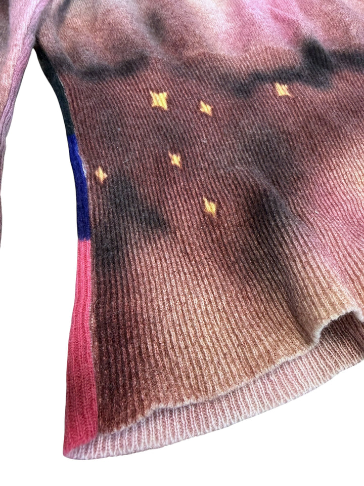 Class Roberto Cavalli floral embellished knit sweater