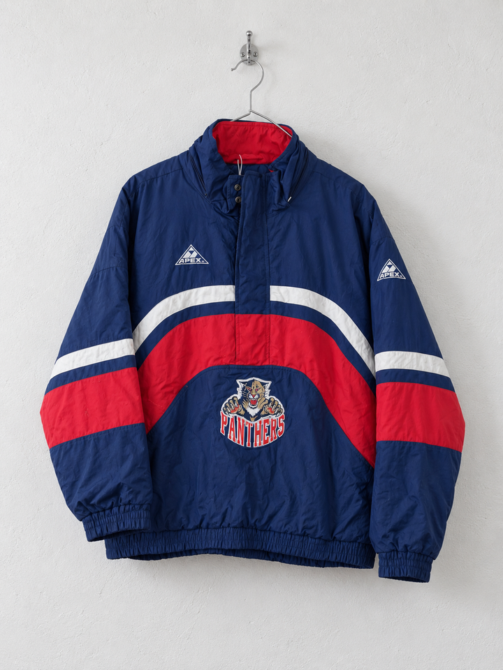 90’s NHL Apex One Florida Panthers Pullover Half Zip Jacket Men’s Extra Large