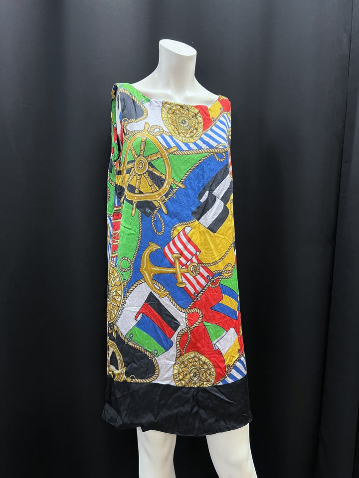 Love Moschino Nautical Print Mini Dress