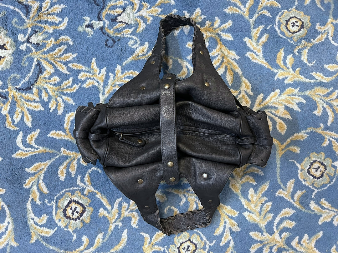 Chloé Fall 2004 Black Leather Silverado Bag