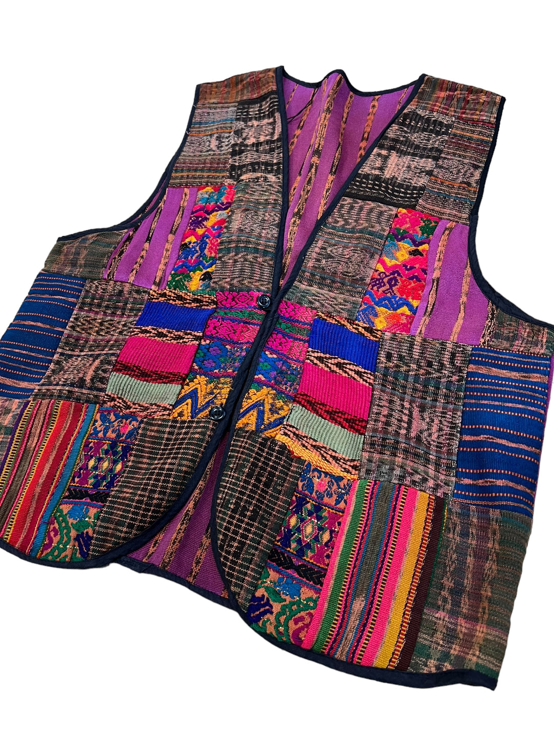 Vintage patchwork vest women’s onesize