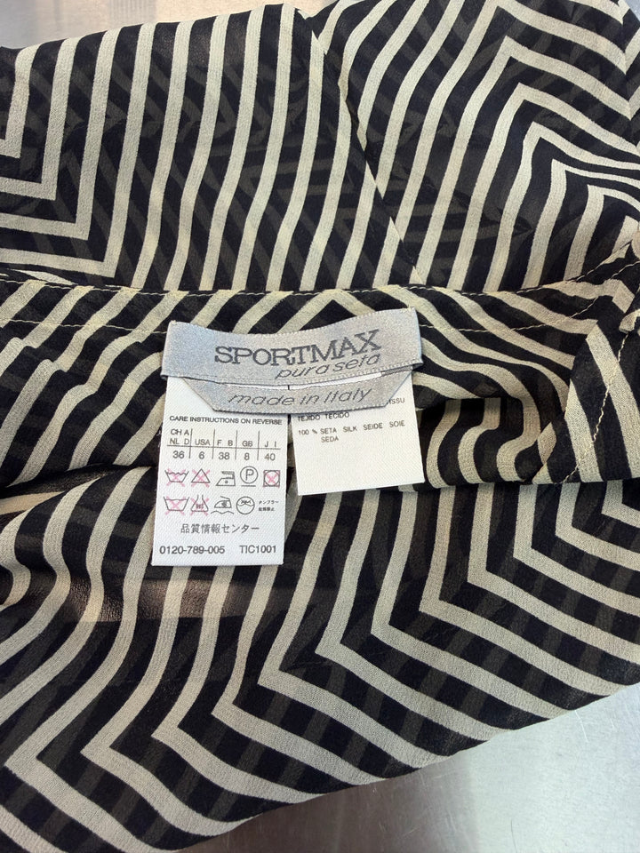 Sportmax vintage silk two-piece set