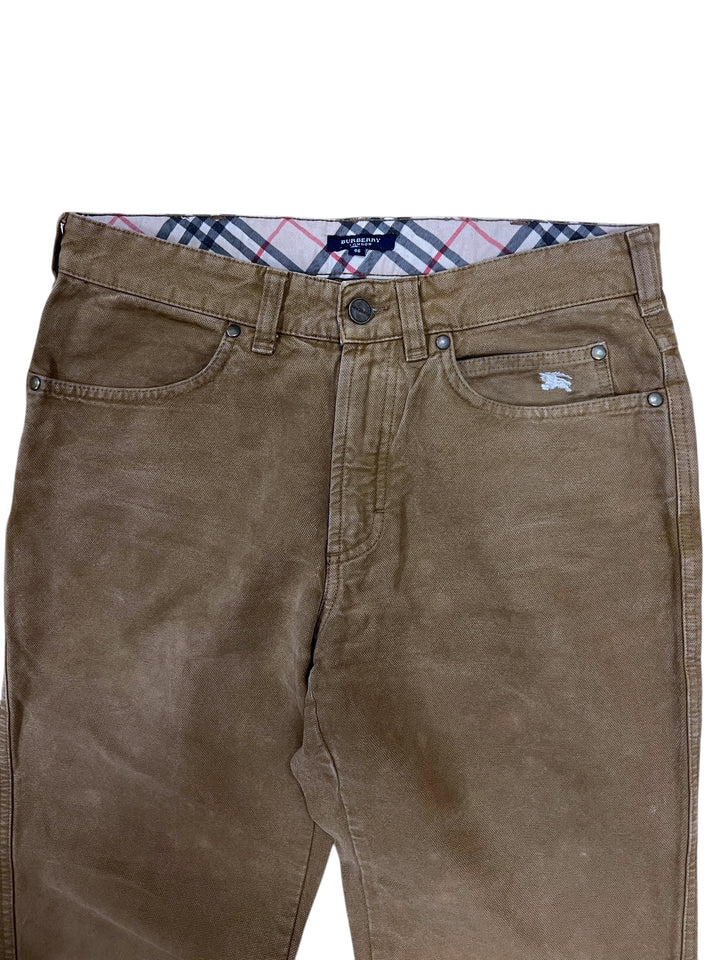 Burberry London Vintage Cotton Trousers Medium